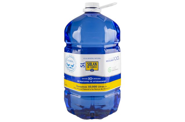 AGUA MINERAL SOLAN DE CABRAS 5 Lt.