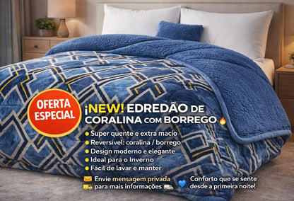 EDREDÃO SUPER-BORREGO ESTAMPADO