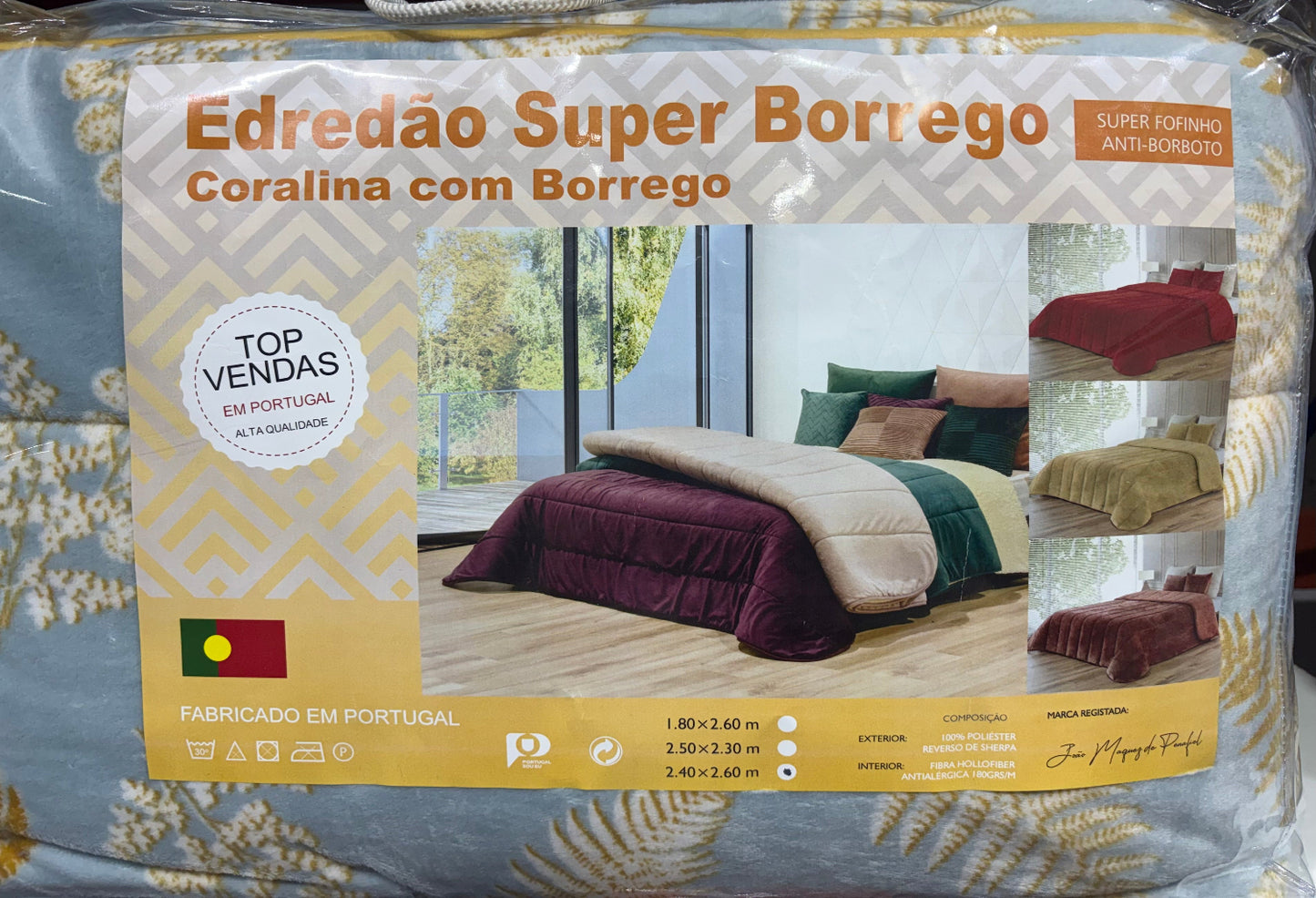 EDREDÃO SUPER-BORREGO ESTAMPADO