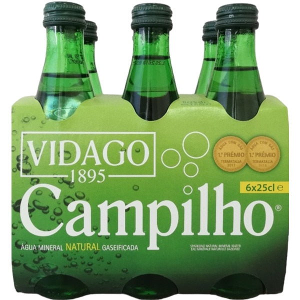 AGUA MINERAL NATURAL GASEIFICADA CAMPILHO (6x25cl)