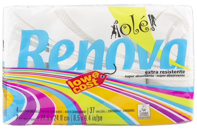 ROLO COZINHA RENOVA OLE 4 ROLOS