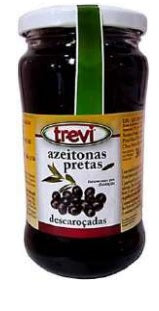 AZEITONAS PRETAS DESCAROÇADAS