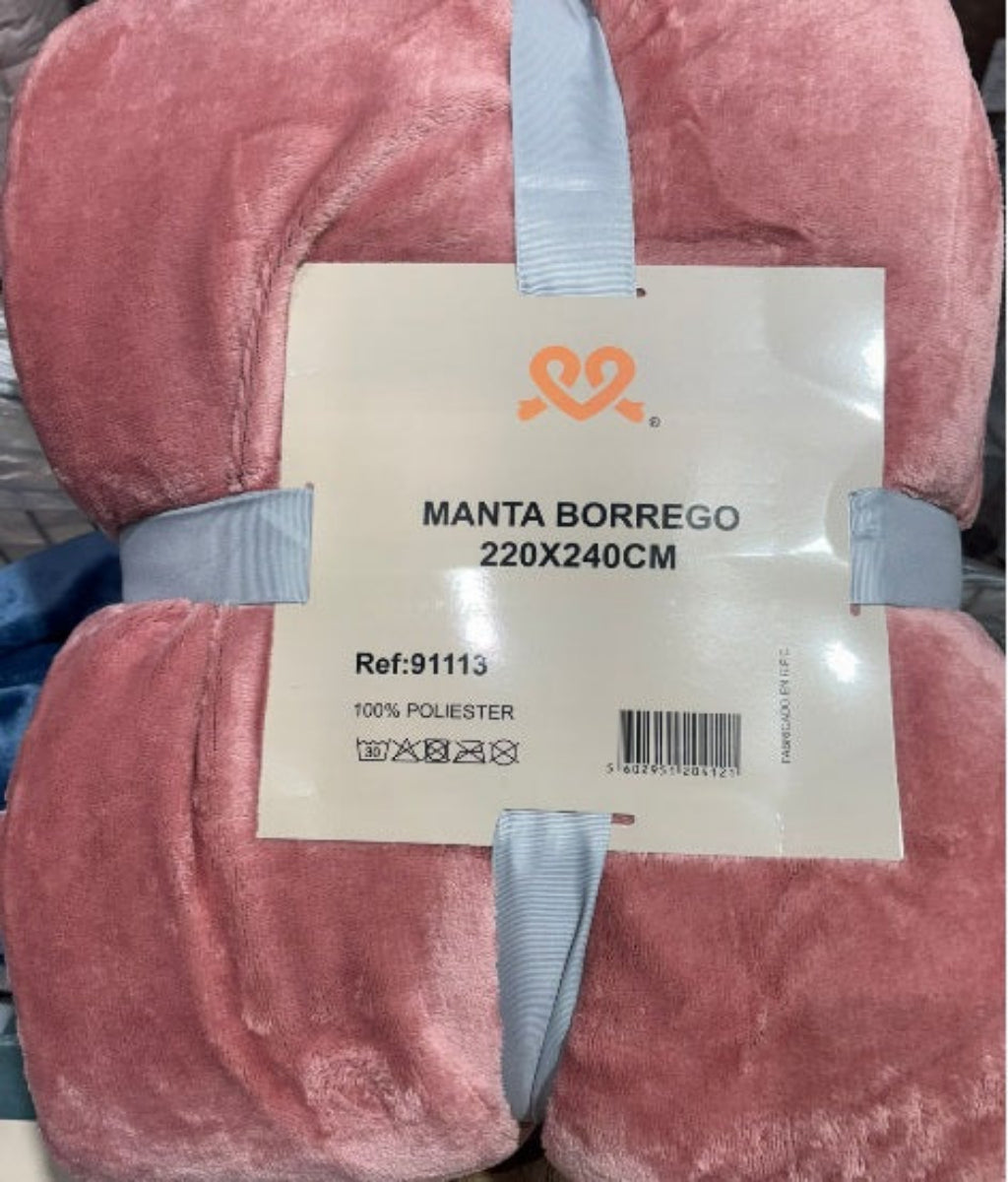 MANTA BORREGO 220X240