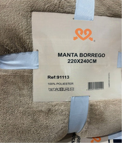 MANTA BORREGO 220X240