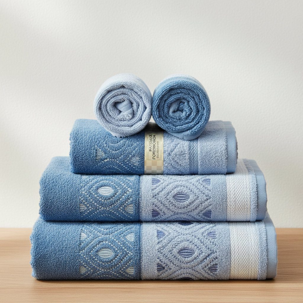 JOGO DE TOALHAS 100% ALGODÃO aberto