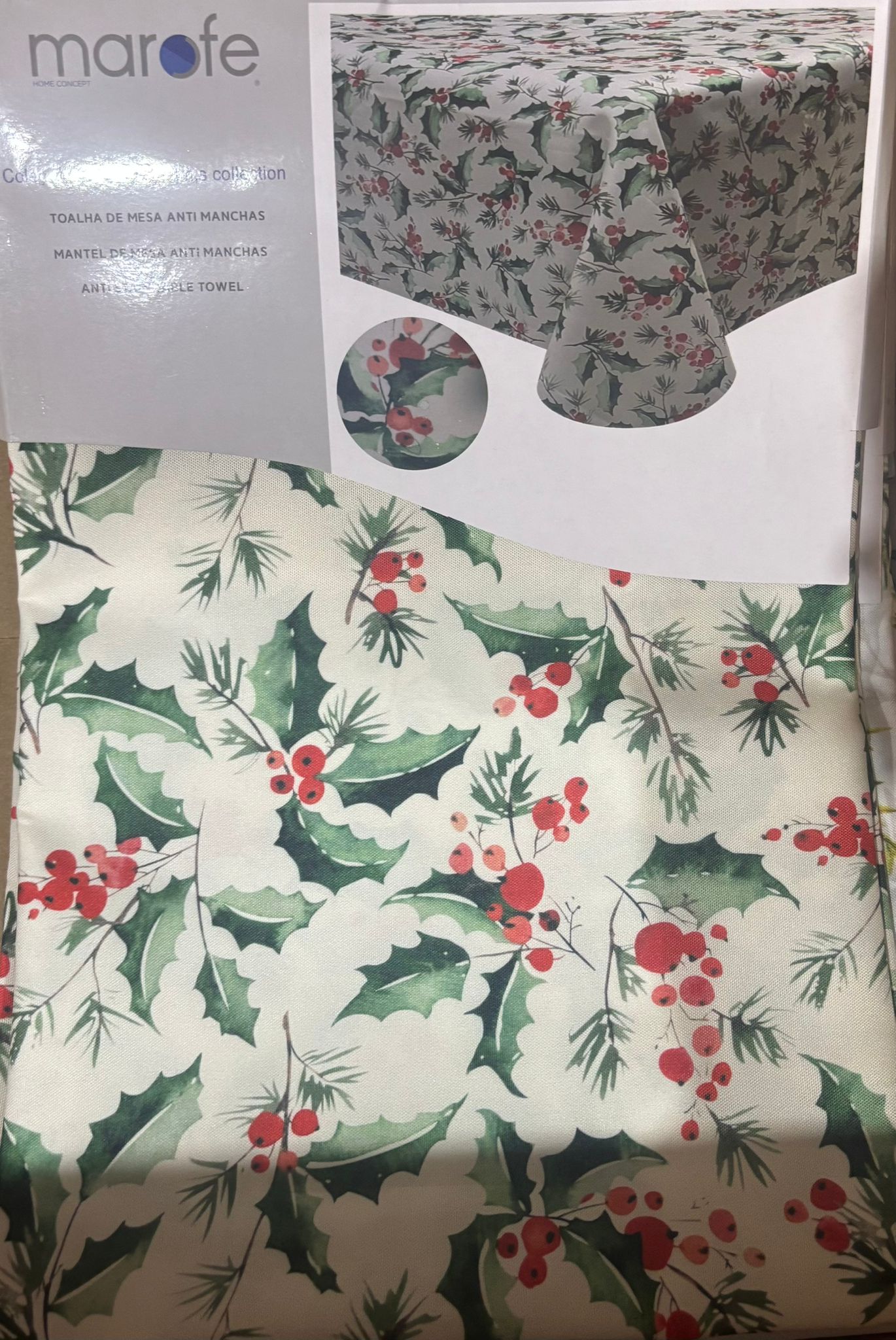 TOALHA DE MESA DE NATAL